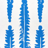 Schumacher Fern Blue Wallpaper