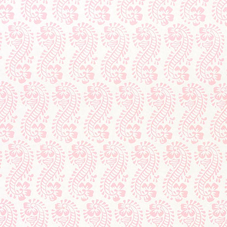 Schumacher Lani Pink Wallpaper