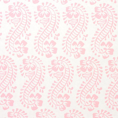 Schumacher Lani Pink Wallpaper