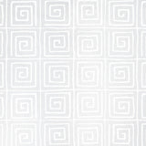 Schumacher Trousdale Metallic Platinum Blanc Wallpaper