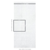 Schumacher Trousdale Metallic Platinum Blanc Wallpaper