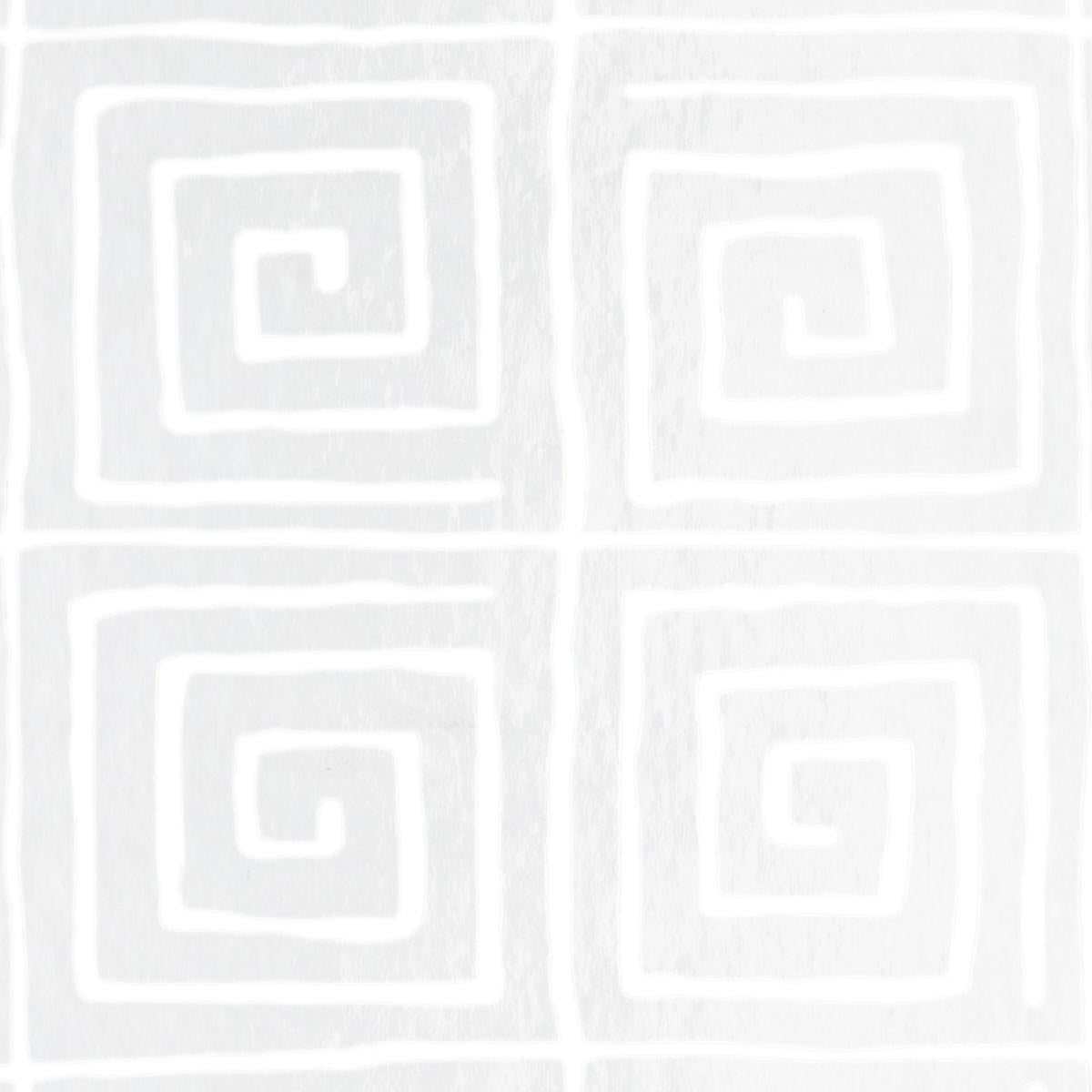Schumacher Trousdale Metallic Platinum Blanc Wallpaper