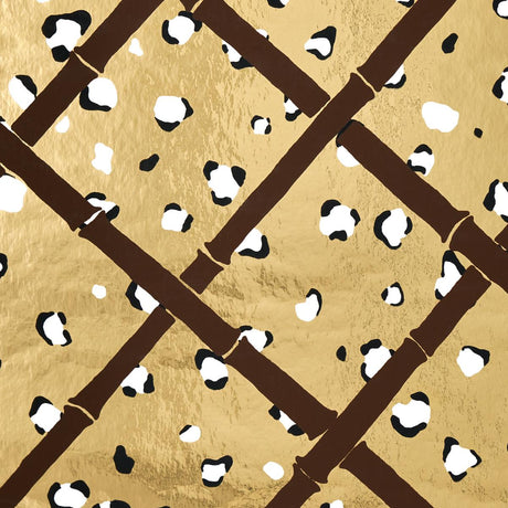 Schumacher Fancy Beast Metallic Glam Gold Wallpaper