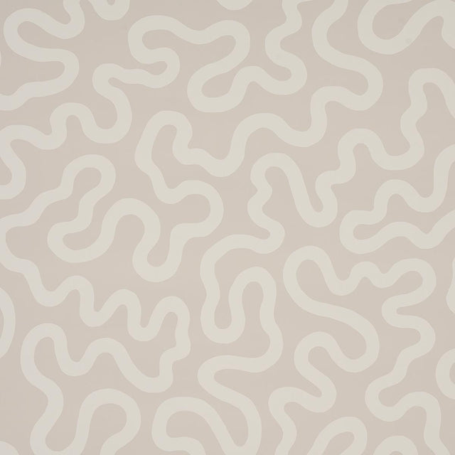 Schumacher Riley Natural Wallpaper