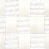 Schumacher Textured Check White Wallpaper