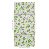 Schumacher Laurel Green Wallpaper