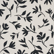 Schumacher Laurel Black Wallpaper