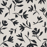 Schumacher Laurel Black Wallpaper