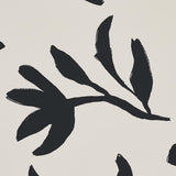Schumacher Laurel Black Wallpaper
