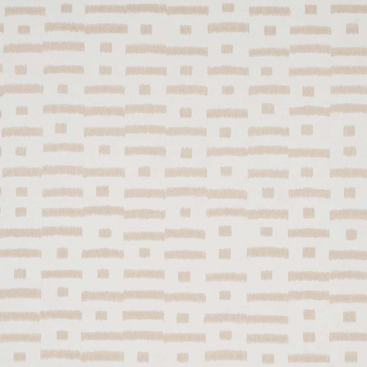 Schumacher Abstract Ikat Natural Wallpaper