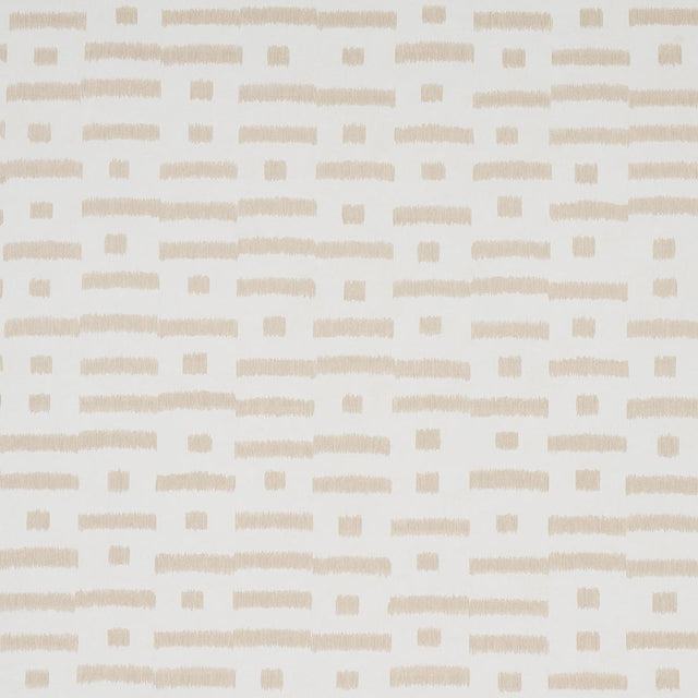 Schumacher Abstract Ikat Natural Wallpaper