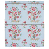 Schumacher Ashford Rose & Sky Wallpaper