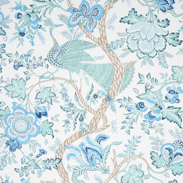 Schumacher Aveline Seaglass Wallpaper