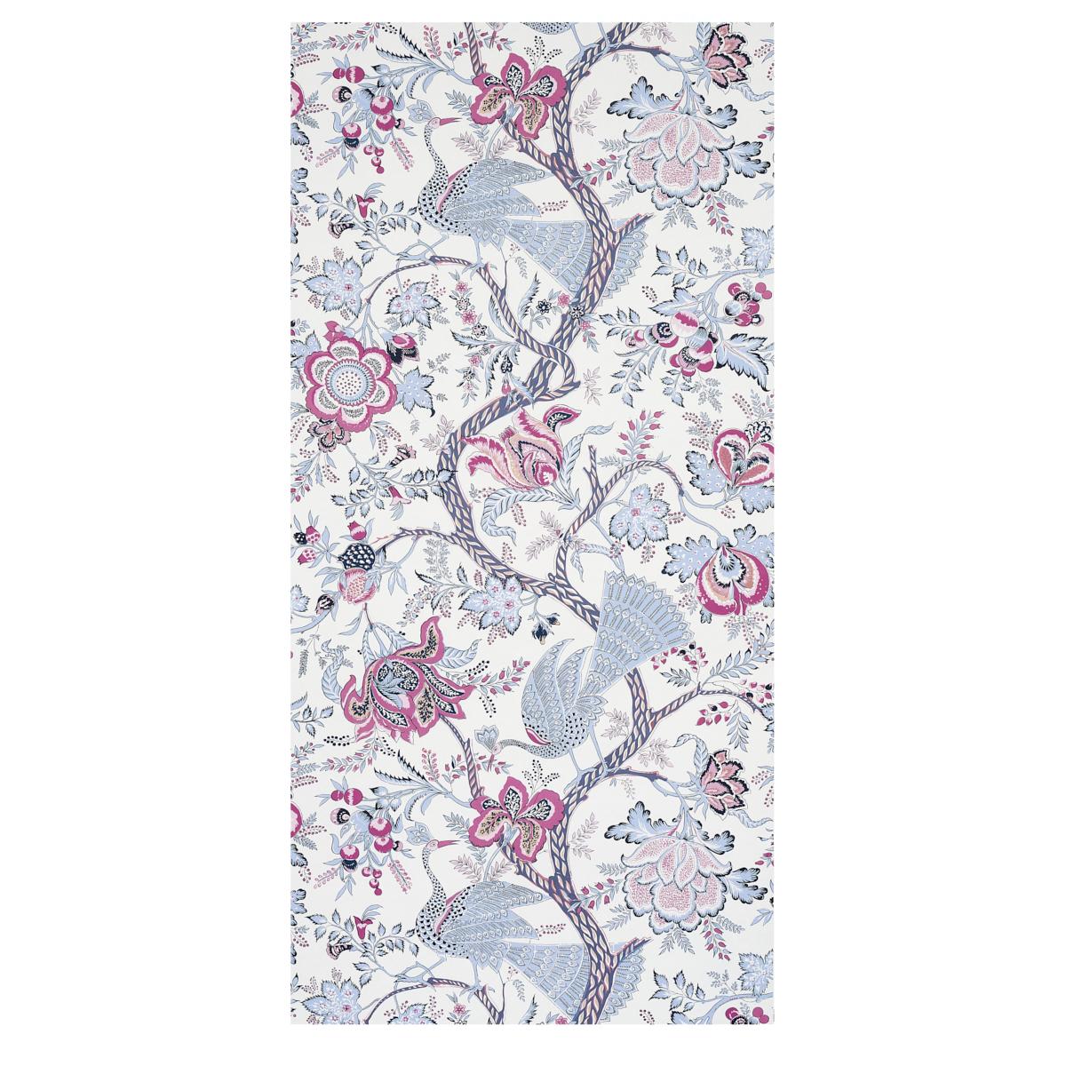 Schumacher Aveline Lilac Wallpaper