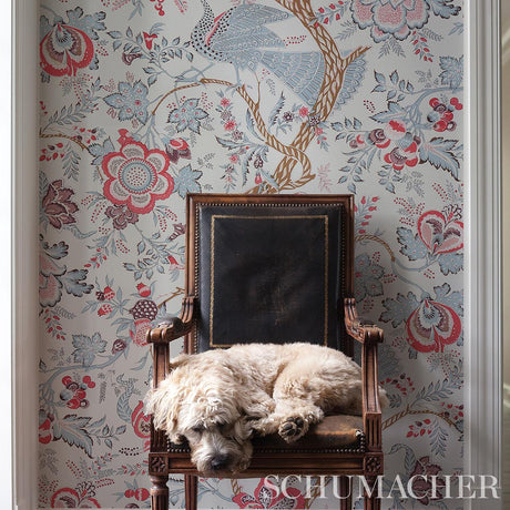 Schumacher Aveline Rose Wallpaper