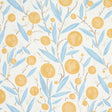 Schumacher Mirabelle Yellow & Sky Wallpaper