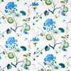 Schumacher Vasily Green & Blue Wallpaper