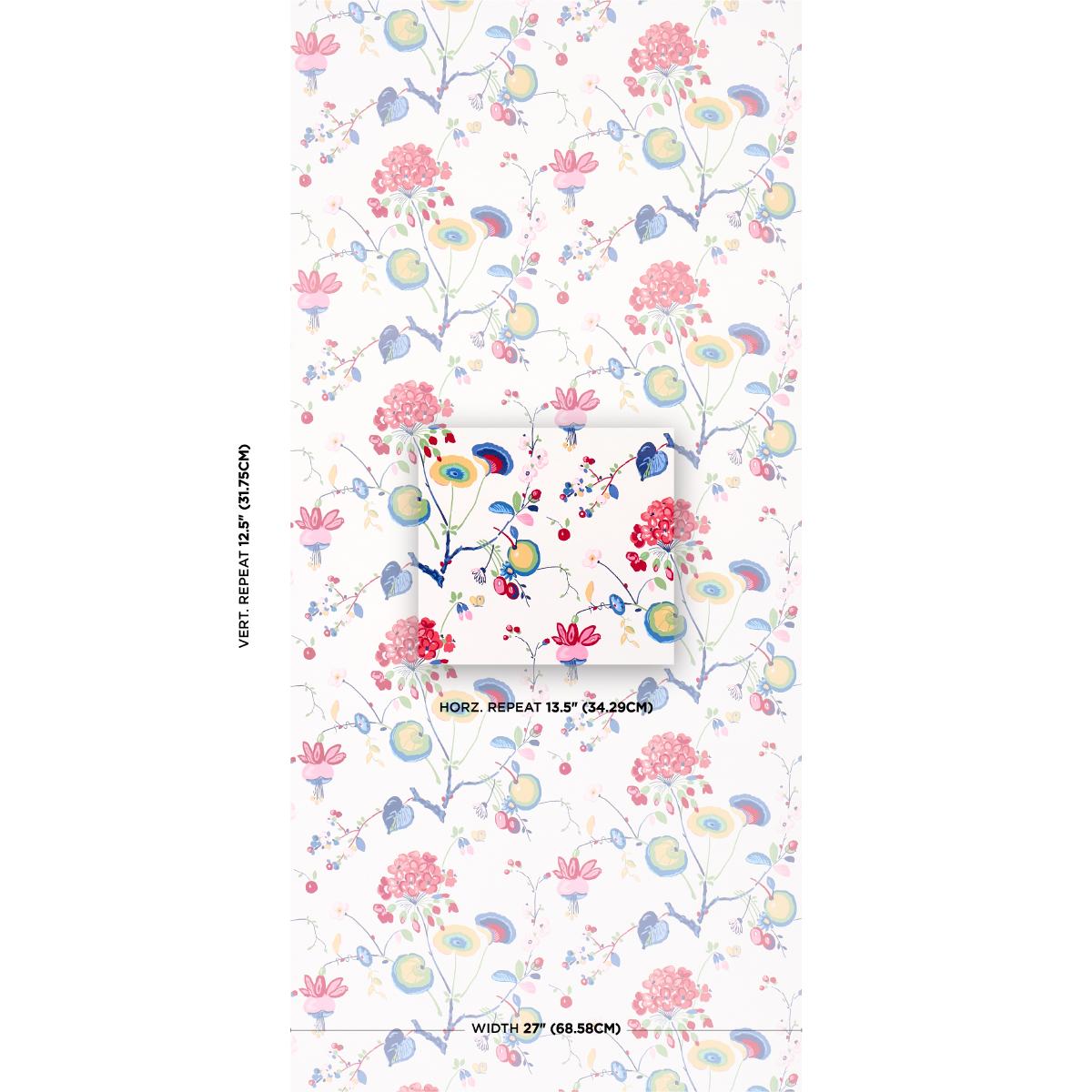 Schumacher Vasily Multi Wallpaper