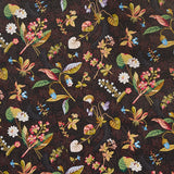 Schumacher Blackwell Noir Wallpaper