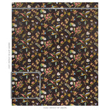 Schumacher Blackwell Noir Wallpaper