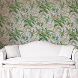 Schumacher Myers Fern Lagoon Wallpaper