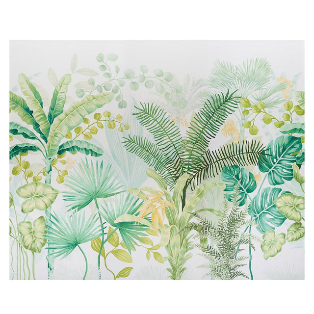 Schumacher Big Tropical Panel Set Green Wallpaper