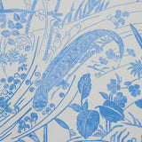 Schumacher Sea Garden Porcelain Wallpaper