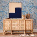 Schumacher Sea Garden Porcelain Wallpaper