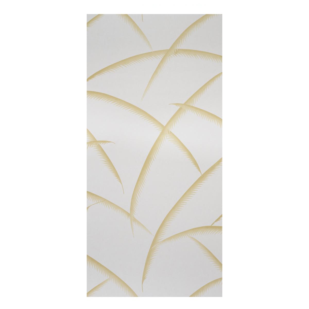 Schumacher Deco Palms Gold Wallpaper