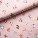 Schumacher Heraldic Pink Wallpaper