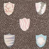 Schumacher Heraldic Brown Wallpaper