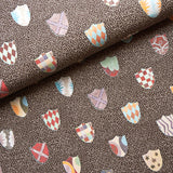 Schumacher Heraldic Brown Wallpaper