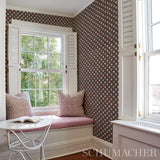 Schumacher Heraldic Brown Wallpaper