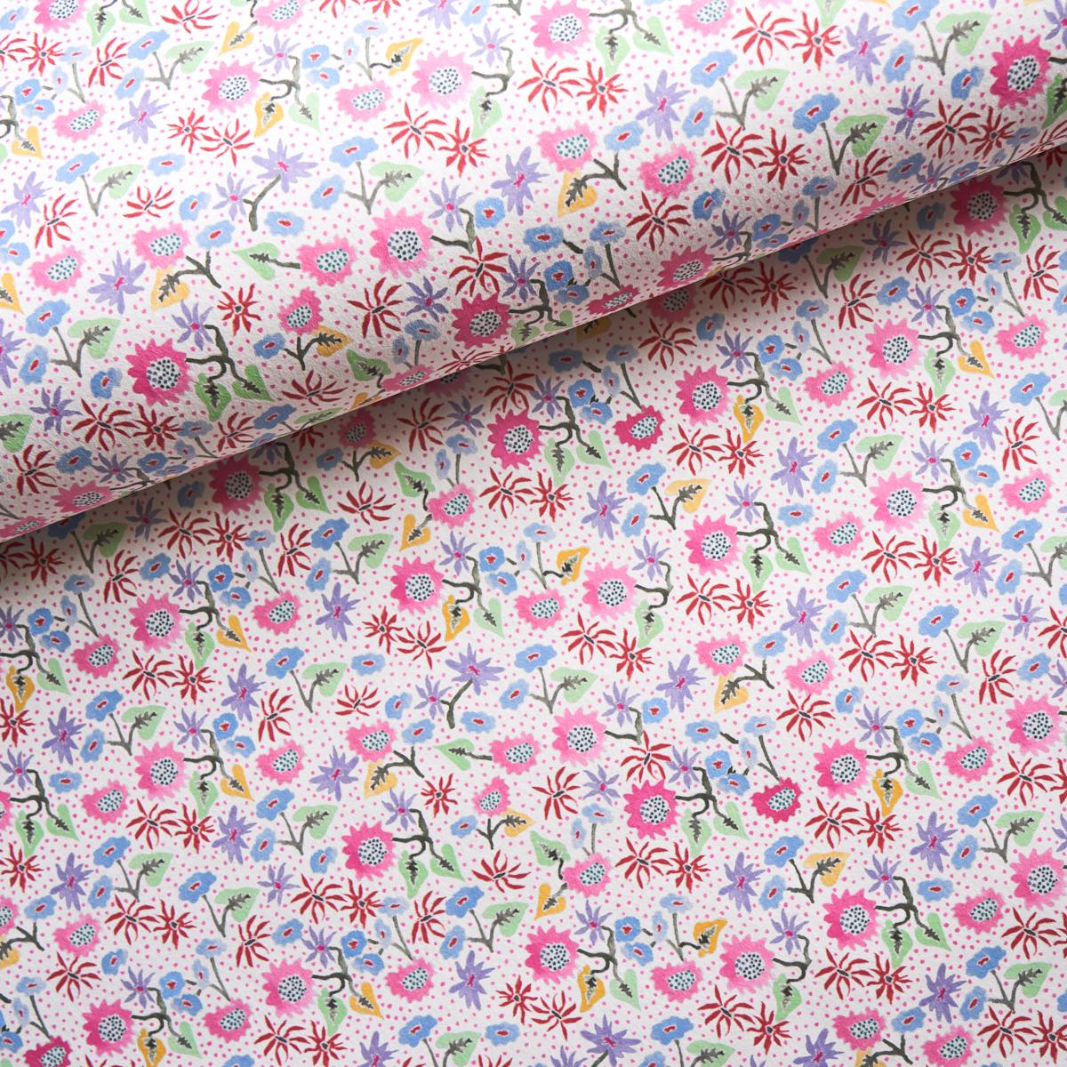 Schumacher Calico Sprezzatura Wallpaper