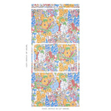 Schumacher Fairie Garden Yellow And Ivory Wallpaper