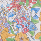 Schumacher Fairie Garden Yellow And Ivory Wallpaper