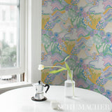 Schumacher Daisy Chain Light Multi Wallpaper