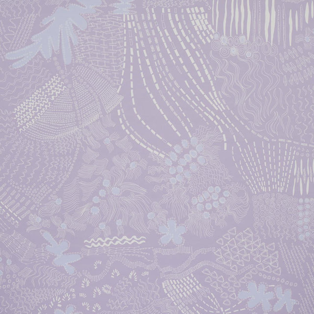 Schumacher Haven Lilac Wallpaper