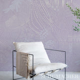 Schumacher Haven Lilac Wallpaper