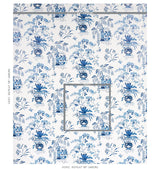 Schumacher Ming Vase Porcelain Wallpaper