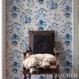 Schumacher Ming Vase Porcelain Wallpaper