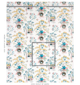 Schumacher Ming Vase Multi Wallpaper