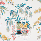Schumacher Ming Vase Multi Wallpaper