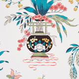 Schumacher Ming Vase Multi Wallpaper