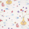 Schumacher Fantasia Formosa Ivory Wallpaper