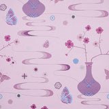 Schumacher Fantasia Peony Pink Wallpaper