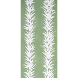Schumacher Backdrop X Schumacher White Lotus Soft Green Wallpaper