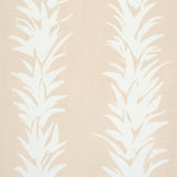 Schumacher Backdrop X Schumacher White Lotus Sand Wallpaper
