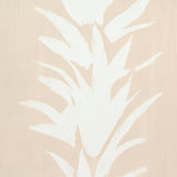 Schumacher Backdrop X Schumacher White Lotus Sand Wallpaper