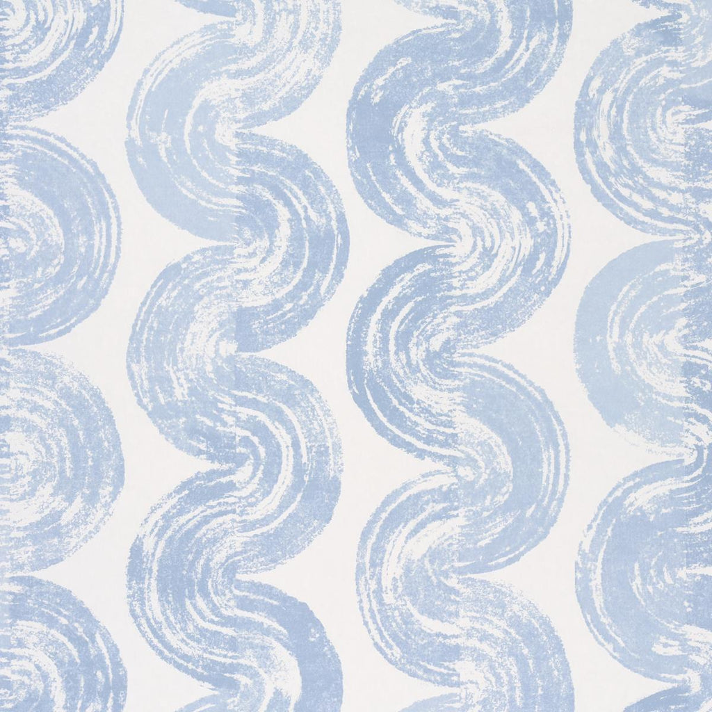 Schumacher 1975 Soft Blue Wallpaper